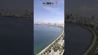 Marine Drive Panoramic View 🤩♥️📍mumbai india marinedrive metro capitalcity megacity bharat [upl. by Lenox]