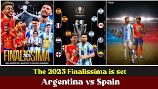 Finalissima 2025 Argentina vs Spain will be the Finalissima 2025 [upl. by Laroy135]