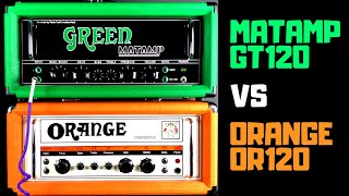 Matamp GT120 vs Orange OR120 Doom Metal Amp Shootout [upl. by Anneliese673]