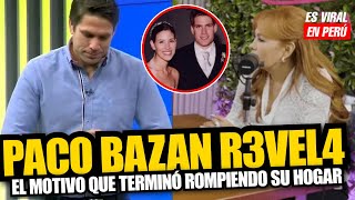 Paco Bazán confiesa que su matrimonio TERMINO tras sufrir una dura pérdida quotTerminó por destruirloquot [upl. by Yrevi]