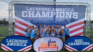 Warren County Premier 2021 Pipe City Girls Lacrosse 14U Champions [upl. by Sucramed]