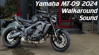 Yamaha MT 09 2024 Walkaround  Exhaust Sound [upl. by Mond]