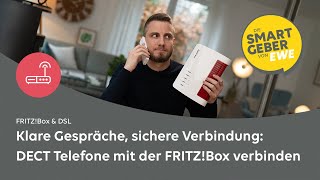 FRITZFon X6 einrichten DECT Telefone leicht gemacht mit der FRITZBox [upl. by Ilowell]