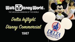 1987 Walt Disney World Delta Commercial Nostalgic Journey with Kids of the Kingdom [upl. by Ellevart512]