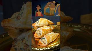 Kronk’s Spinach Puffs from Emperor’s New Groove baking foodshorts followformore [upl. by Dewees]