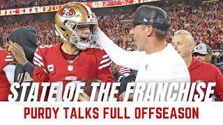 49ers State of the Franchise Brock Purdy discusses benefits of full offseason [upl. by Ydoj]