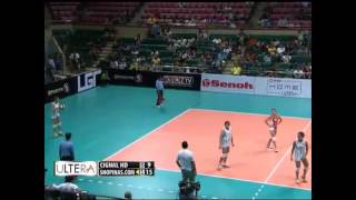 Cignal vs Shopinas Set 2  2015 PSL AllFilipino Conference [upl. by Rebor665]