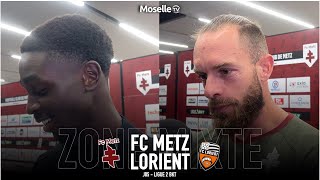 Les réactions du FC Metz après le match nul face au FC Lorient 11 [upl. by Kcirddec]