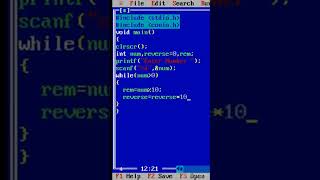 How to write a program In C language to reverse an integer [upl. by Ytsenoh]