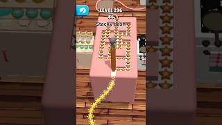 LEAVE  296 STACKY DASH ALL GAME PLAY IN MOBILE  games stacky stackydash gameplay gaming [upl. by Noryt]