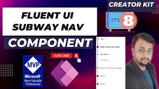 Creator Kit  Subway Nav Component  Progress Indicator in Power Apps [upl. by Yeldah]