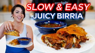 EASY Birria de Res Recipe in a CROCK POT  Views on the road [upl. by Ketty]