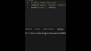 Understanding Tuples in Python Immutable Lists Explained CodingTips coding python [upl. by Sibyls908]