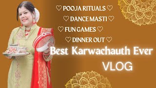 Best Karwachauth Celebration VLOG  2024  Fun Games Ideas For Ladies  Indians Living In Germany [upl. by Detta]