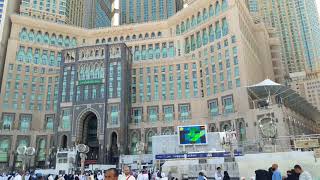 Abraj AlBait Towers as seen from Masjid AlHaram  Macca TowerSaudi Arabia [upl. by Crispa603]