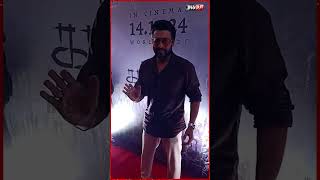 Suriya stylish entry at Kanguva press meet  suriya kanguva siruthaisiva kanguvapressmeet [upl. by Adrahs]