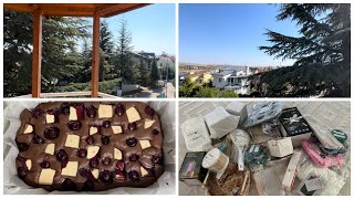 dailyvlog 14  Vişneli beyaz çikolatalı brownie 🍒  4 5 Temu Alışverişi 📦  Silent  Sessiz Vlog [upl. by Anneis]