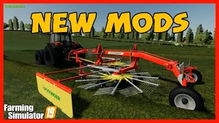 fs19 mods Pottinger Top 652 windrower farming simulator fs19modsreview [upl. by Laurance]