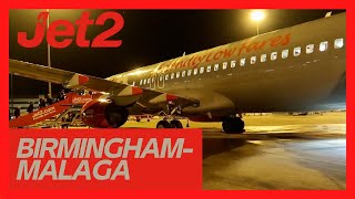 Spontaneous JET2 flight to Spain Birmingham  Malaga FLIGHT REVIEW [upl. by Ahtennek42]