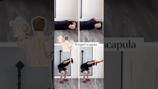 How to do exercises for a winged scapula [upl. by Aicenat]