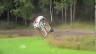 CRASH Murat Bostanci  Neste Oil Rally Finland 2013 [upl. by Adrien664]