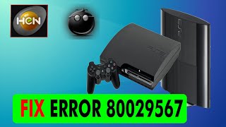 PS3 Error 80029567 FIX [upl. by Valora831]