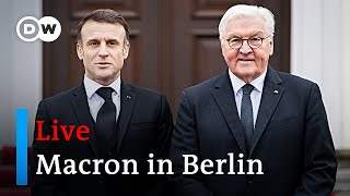 Live French President Macron pays state visit to Germany  DW News [upl. by Nniroc]