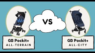 GB Pockit AllTerrain vs All City Stroller Review [upl. by Einavoj]