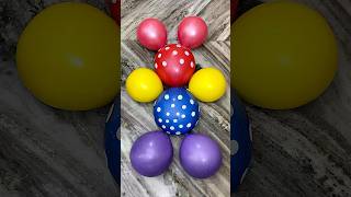 Colourful Bunny Water Balloons Popping Reverse ASMR shorts asmr [upl. by Trixy632]