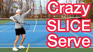 This SLICE Serve Is Almost UNRETURNABLE Tennis Strategy Explained [upl. by Ahseiat89]