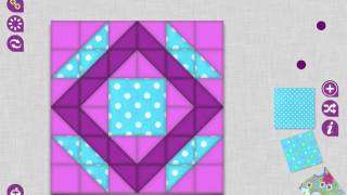 Quiltography Tutorial Customising and Managing Blocks  Quilting App [upl. by Airyt155]