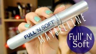 MMM Maybelline FULL N SOFT Mascara First ImpressionDemo♡ [upl. by Algar437]