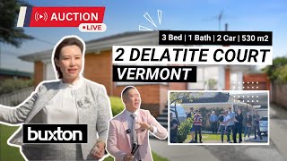 Live Auction  2 Delatite Court Vermont [upl. by Jana]