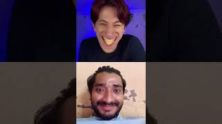 Not smile challenge 🤣 funny comedy halloween scary [upl. by Cherida]