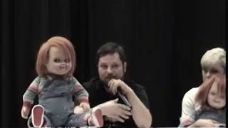 Childs Play Reunion Panel 2018 HorrorHound [upl. by Fernald]