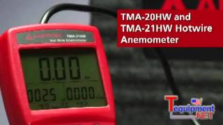 Amprobe TMA20HW amp TMA21HW Hot Wire Anemometers [upl. by Israeli]