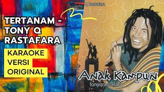 KARAOKE TERTANAM  TONY Q RASTAFARA [upl. by Narhem]