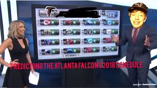 Predicting The Atlanta Falcons Schedule 2018 [upl. by Hagar307]