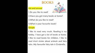 books reading comprehension paragraph writing readingcomprehension english [upl. by Miculek]