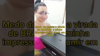 Problemas na impressora HP 2774 🥺💣 impressora shots humor comedia [upl. by Nyleve52]