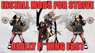 EASIEST HOW TO INSTALL GUILTY GEAR STRIVE MODS [upl. by Hera]