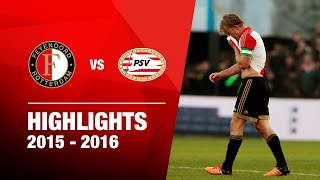 Highlights  Feyenoord  PSV  Eredivisie 20152016 [upl. by Gallard264]