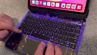 Special functions of GUSGU iPad Air wireless keyboard with case [upl. by Fugere]