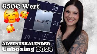 650€ Wert LOOKFANTASTIC Adventskalender 2024  25 Türchen UNBOXING [upl. by Amsirak]