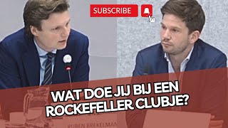 Gideon van Meijeren pakt nieuwe VVDminister terug Wat doe jij bij een Rockefeller club [upl. by Bonnee]