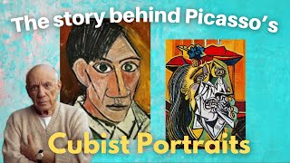 The Amazing Story Behind Picasso’s Cubist Portraits  1 Minute Crash Course [upl. by Adelaide891]