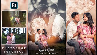 PreWedding Photo Editing Dual Exposure in photoshop 2024 [upl. by Noxaj]