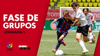 RESUMEN LALIGA PROMISES  FASE DE GRUPOS JORNADA 1 [upl. by Poole]