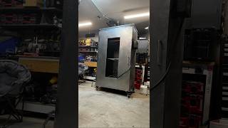 Custom powder coating oven build powdercoatingoven powdercoatingovenbuild [upl. by Laurentium]