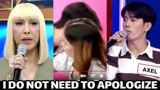 VICE GANDA BINAWI ANG PAGSORRY KAY AXEL NG EXPECIALLY FOR YOU [upl. by Gusty]